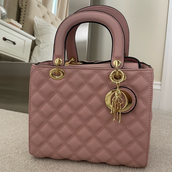 Pink Square Handbag - Picture 1 of 2
